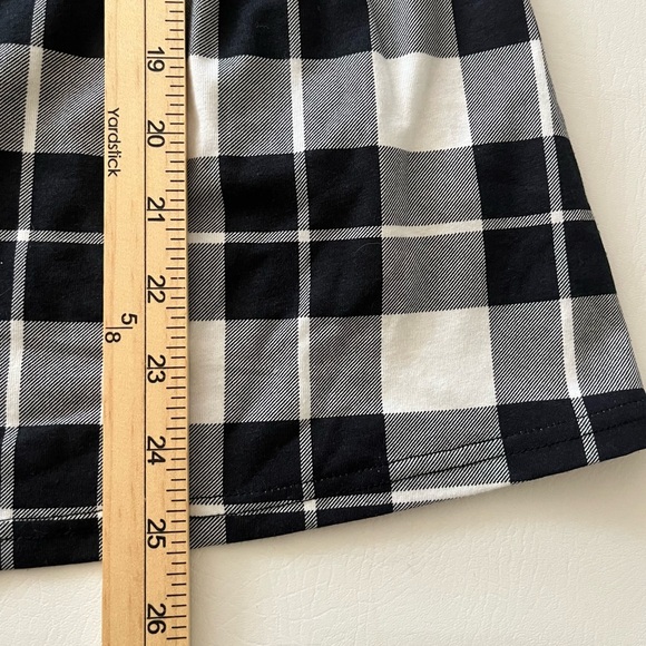 The Children's Place Black and White Checkered Girls Christmas Dress S 5-6 - Picture 8 of 9